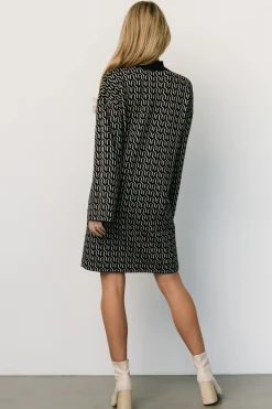 Baltic Born WINTER ESSENTIALS|Webster Sweater Dress | Black Print