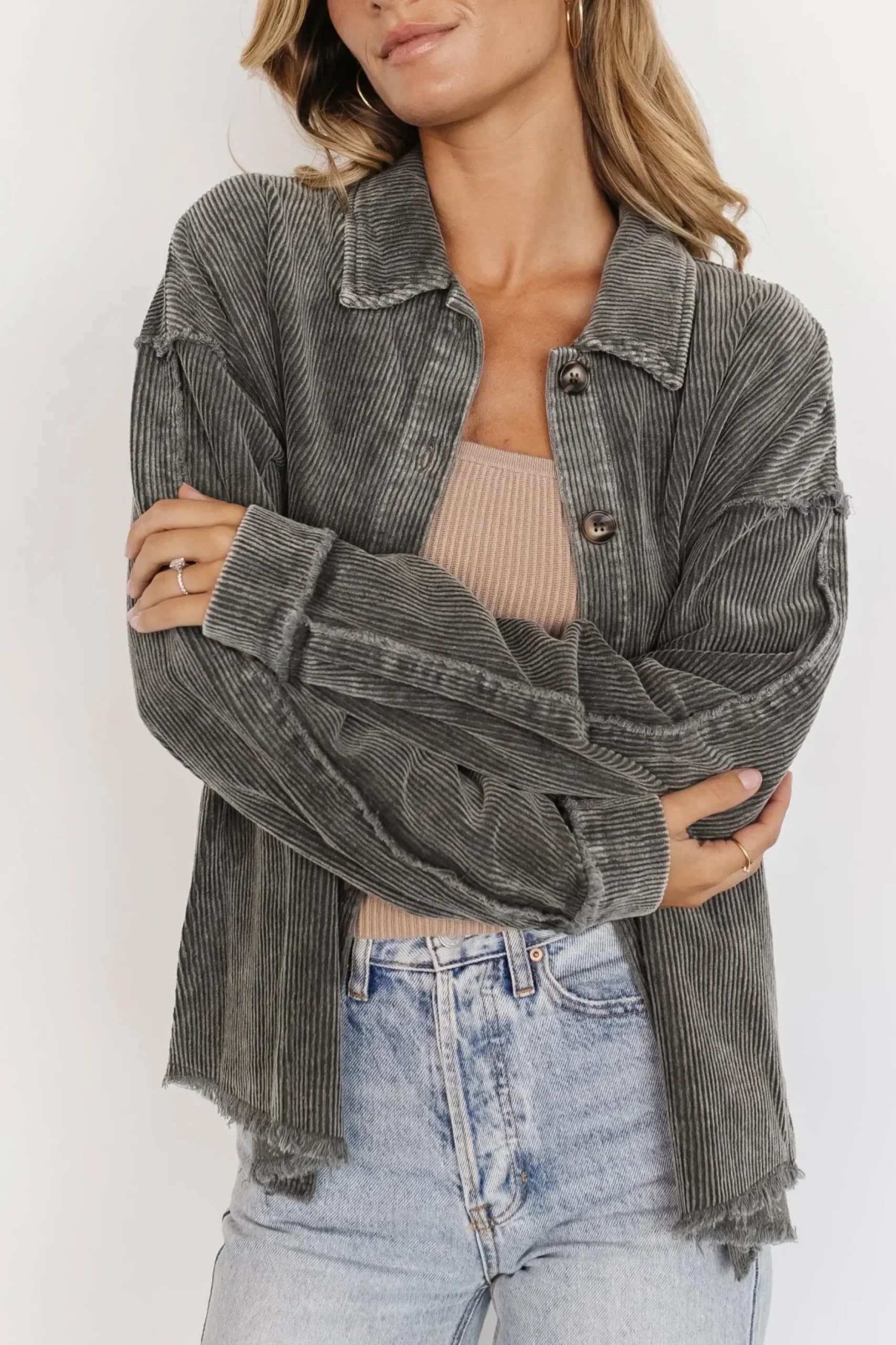 Baltic Born outerwear|Wilder Corduroy Jacket | Dusty Pine