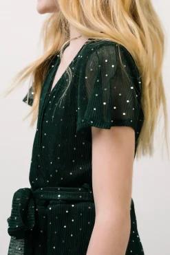 Baltic Born embellished + sequined|Youth Grace Sparkle Gown | Emerald