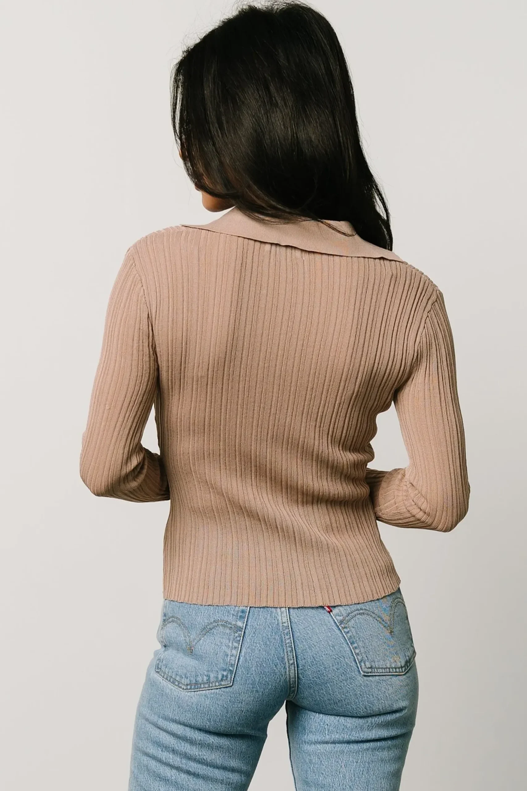 Baltic Born blouses + shirts|Zia Knit Top | Tan